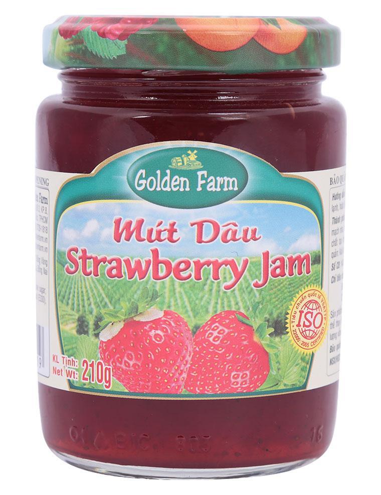 Mứt dâu Golden Farm - 210g