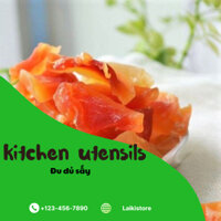 Mứt Đu đủ sấy dẻo không đường vị tự nhiên Trái cây sấy Nhiệt Đới