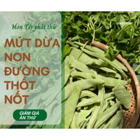 Mứt Dừa Non Đường Thốt Nốt Dạng Miếng, Mềm Dẻo, Siêu Ít Ngọt