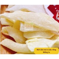 Mứt dừa non Như Lan Sài Gòn vị sầu riêng, mứt dừa non làm từ dừa Bến Tre, dạng miếng to, bánh kẹo Tết 2024