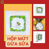 Mứt dừa Thành Long Food hộp mứt dừa non sấy dẻo truyền thống mềm dẻo biếu tặng 200g