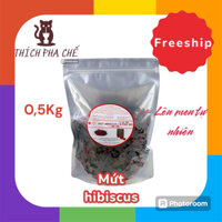 mứt hibiscus (mứt atiso đỏ) 500Gr GOOD HEART giòn chua, ít ngọt