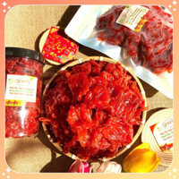 Mứt Hoa Hồng Đà Lạt Sấy Dẻo Mứt Hoa Atiso Đỏ Sấy Ướt Chua Ngọt Siêu Ngon - Túi 1kg