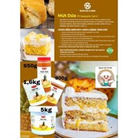 [Mứt làm bánh] MỨT  DỨA ( THƠM) VINA HŨ 650G - CHUYÊN DÙNG CHO NGÀNH BÁNH