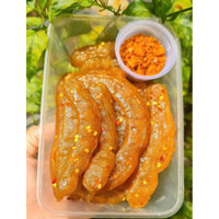 Mứt me chua ngọt kèm muối tôm 500gram ( 100% chua nhiều hơn ngọt chấm muối rất dính)