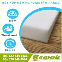 Mút mềm PU Foam Dày 2cm - Đệm mút Sofa, Tấm mút tiêu âm dạng phẳng