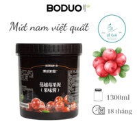 Mứt Nam việt quất Boduo hộp 1,3kg