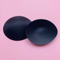 Mút ngực định hình Oval cho Áo tập yoga gym Hibi Sports MUT009 - 1 cặp - Đen - SIZE 4