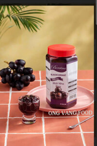Mứt nhân nho đen (có xác) Berrino 950g