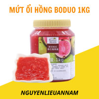 Mứt ổi hồng Boduo pha trà trái cây hàng chĩnh hãng