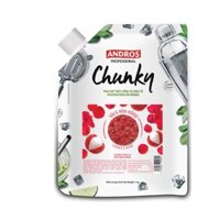 Mứt Sauce Chunky Vải Hoa hồng- Mứt Hoa Quả tươi dùng trong pha chế