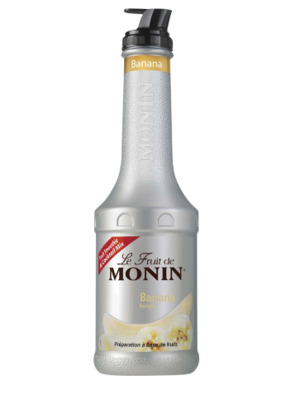 Mứt sệt trái Chuối nghiền Monin Puree – chai 1L