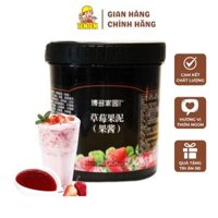 Mứt Sốt Dâu Tây BODUO | Nguyên Liệu Pha Chế Boduo Hộp Đen 1.3kg
