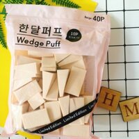 Mút tán Etude House Triangular Wedge Puff (40pcs)