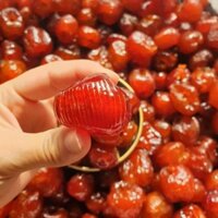 Mứt Táo Sấy Dẻo Thái Lan Lon 500gram