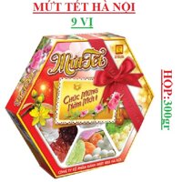 Mứt tết hà nội hộp lục lăng