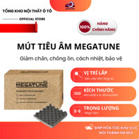 Mút Tiêu Âm Xám Megatune Mút Tiêu Âm Chống Ồn Chính Hãng Cho Xe Hơi Xe Ô Tô - Thùng 20 tấm