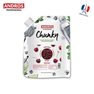 Mứt trái cây Andros Chunky Anh Đào – túi 1kg