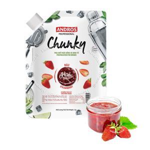 Mứt trái cây Andros Chunky Dâu – túi 1kg