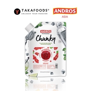 Mứt trái cây Andros Chunky nho chuỗi ngọc – túi 1kg