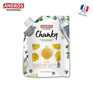 Mứt trái cây Andros Chunky xoài – túi 1kg