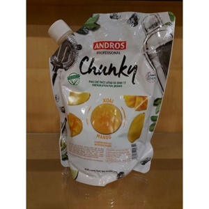 Mứt trái cây Andros Chunky xoài – túi 1kg