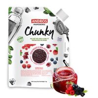 Mứt Trái Cây Chunky Quả Mọng & Hoa Atiso Đỏ Hiệu Andros – Berry & Hibiscus CHUNKY 1kg