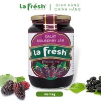 Mứt trái cây Lafresh, mứt Dâu tằm hủ thủy tinh 1Kg, nguyên liệu làm bánh