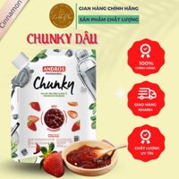 Mứt Trái Cây Pha Chế Dâu - Có miếng trái cây thật - ANDROS CHUNKY - 1kg