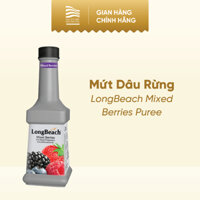 Mứt trái cây pha chế vị dâu rừng - LongBeach Mixed Berries Puree