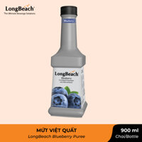 Mứt Trái Cây pha chế vị Việt Quất (Sinh Tố) - LongBeach Blueberry Puree 900ml
