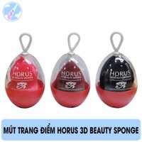 Mút Trang Điểm Horus 3D Beauty Sponge - Hình Giọt Nước Màu Đỏ