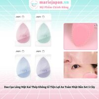 Mút Trang Điểm Jary Tán Nền Makeup Sponge Chống Khuẩn Đàn Hồi Cao Hình Giọt Nước Vạt Xéo Hộp 1 Cái