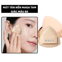 Mút Trang Điểm Tam Giác MAGA Màu Nude