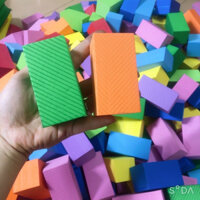 mút xốp bitis hình trụ chữ nhật kích thước 4x8 cm (100gram)