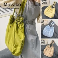 Muvako Eco-friendly shopping bag, túi mua sắm có thể gập lại polyester tái sử dụng, túi đựng đồ tạp hóa chống thấm nước di động