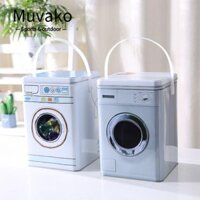 Muvako Hộp đựng bột giặt, Thùng đựng bột giặt dung tích lớn cầm tay, Hộp đựng hạt ngưng tụ dễ dàng mang theo