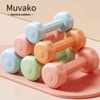 Muvako Kettlebell, Bộ tạ thể dục chống trượt chống thấm nước, 1kg PVC chống lăn Quả tạ nhỏ Thiết bị gia đình