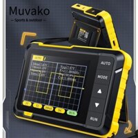 Muvako Máy hiện sóng kỹ thuật số, Máy hiện sóng ô tô băng thông tương tự 2,5MSa / s 200KHz, Máy hiện sóng cầm tay 800 VPP với đầu ra PWM Giảng dạy bảo trì máy hiện sóng Phorphos chống cháy thông minh