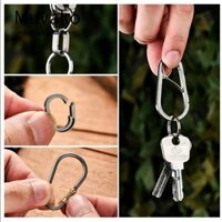 Muvako Móc Khóa Khóa, Siêu Nhẹ Mini Chìa Khóa Ba Lô Mặt Dây Chuyền, Di Động Chất Lượng Cao Hợp Kim Titan Thật Đa Năng Người Đàn Ông Xe Móc Khóa EDC Dụng Cụ