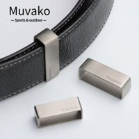 Muvako Titan Thắt Lưng Giữ 30 / 35 / 40mm EDC Dụng Cụ Ngoài Trời Cho Da Thủ Công Hình Chữ D Khóa