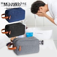 Muvako Túi đựng dụng cụ vệ sinh cá nhân  hai lớp cho nam