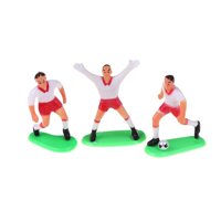 MUXI 8pcs/Set Soccer Football Cake Topper Player Birthday Cake Decoration Model