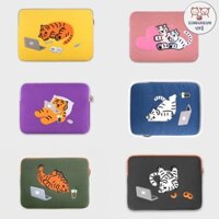 [MUZIK TIGER] Korea Fat Tiger Laptop iPad Tablet Pouch/Case ;  Túi đựng máy tính xách tay iPad Tablet Fat Tiger của Hàn Quốc