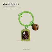 Muzikai Túi Mặt Dây Chuyền Bánh Mì Móc Khóa Mặt Dây Chuyền Quà Tặng Quà Tặng