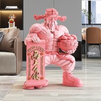 (MV23.5) Tượng ông thần tài, mô hình độc đáo Decor trang trí nhà cửa để kệ tivi quà tặng người thân món quà năm mới