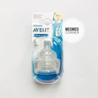 MVB0901   [ Đủ size] Núm ti thay thế bình sữa Avent Classic