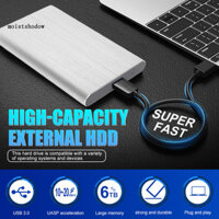 Mw 2tb Usb Ổ cứng Usb Ổ cứng gắn ngoài Usb tốc độ cao với dung lượng lưu trữ lớn Tương thích với các thiết bị Đông Nam Á 1 / 2 / 4 / 6 / 8 / 10 / 12tb Hdd