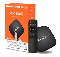 MX10 Smart TV Box Android 7.1 4K Media Player Với Trợ Lý Giọng Nói Cảm Giác Cơ Thể Hỗ Trợ Trò Chơi Phim 3D YouTube Tương Thích HDMI 2.1
