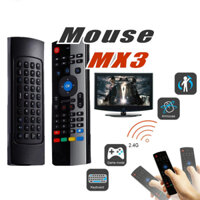 Mx3 Chuột Bay Không Dây 2.4g Kèm Bàn Phím Điều Khiển Thông Minh Cho tv box pc tv airmouse